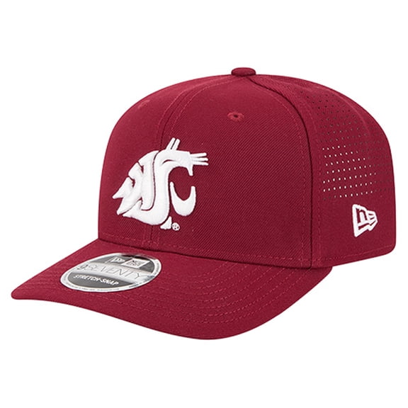 Men's New Era Crimson Washington State Cougars Team 9SEVENTY Adjustable Hat