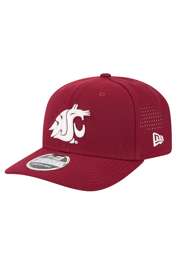 Men's New Era Crimson Washington State Cougars Team 9SEVENTY Adjustable Hat