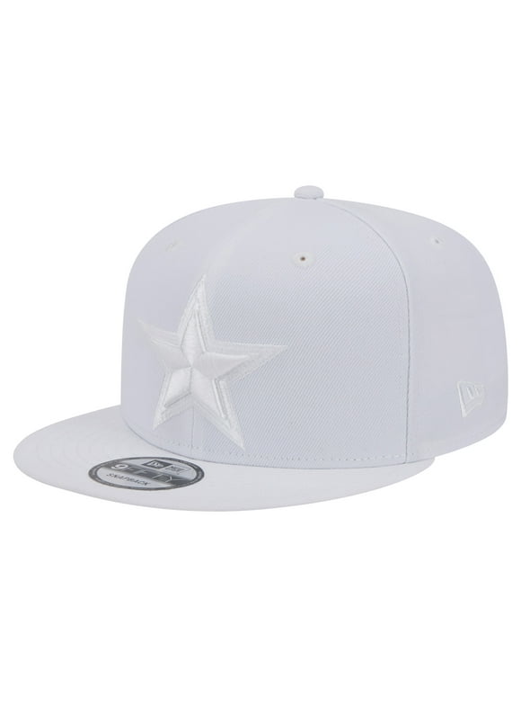 Men's New Era Dallas Cowboys Main White on White 9FIFTY Snapback Hat