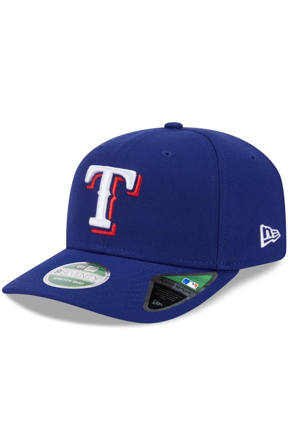 Men's New Era Dark Blue Texas Rangers Player Replica 9SEVENTY Adjustable Hat
