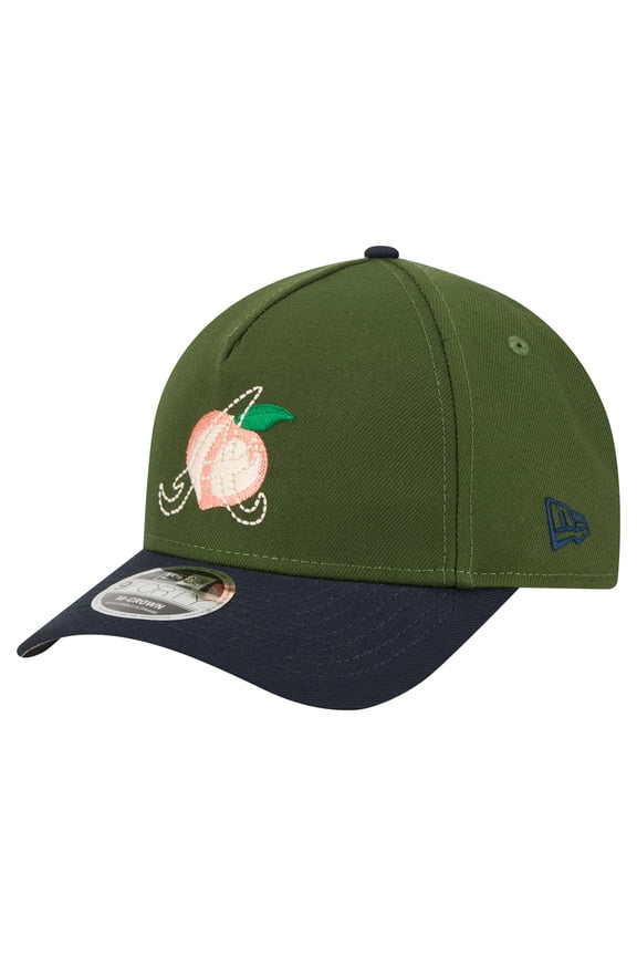 Men's-New Era Dark Green Atlanta Braves City Feature 9FORTY A-Frame Adjustable Hat