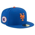 thumbnail image 1 of Men's New Era Dwight Gooden Royal New York Mets Jersey Retirement 59FIFTY Fitted Hat, 1 of 5