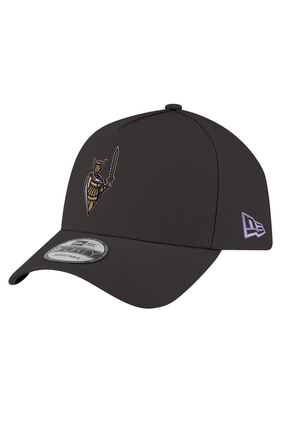 Unisex-New Era Eclipse Black Golden State Valkyries Core Logo A-Frame 9FORTY Adjustable Hat