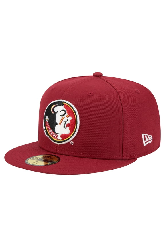 Men's New Era Garnet Florida State Seminoles Vault 59FIFTY Fitted Hat