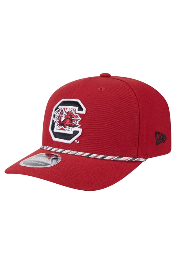 Men's New Era Garnet South Carolina Gamecocks Game Day Multi-Rope 9SEVENTY Stretch-Snap Hat
