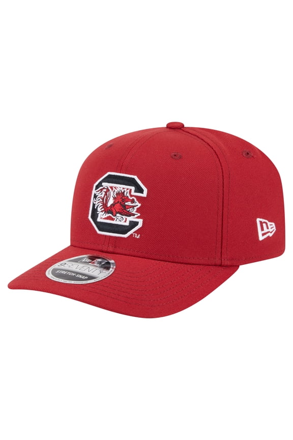 Men's New Era Garnet South Carolina Gamecocks Team Collective 9SEVENTY Stretch-Snap Adjustable Hat