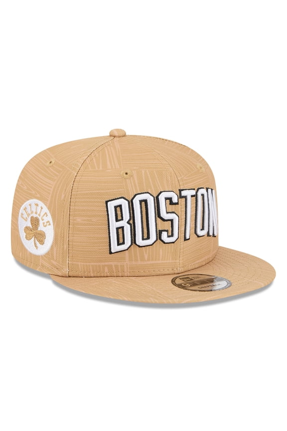 Men's New Era Gold Boston Celtics 2025/26 City Edition Alternate 9FIFTY Snapback Hat