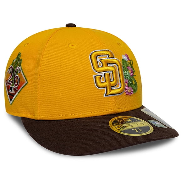 Men's New Era Gold/Brown San Diego Padres 2026 Spring Training Low Profile 59FIFTY Fitted Hat