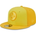 thumbnail image 1 of Men's New Era  Gold Pittsburgh Steelers Tri-Tone 59FIFTY Fitted Hat, 1 of 6