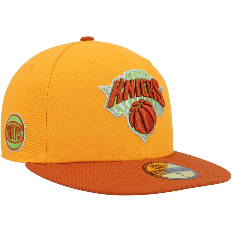 Men's New Era Gold/Rust New York Knicks 59FIFTY Fitted Hat