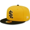 thumbnail image 1 of Men's New Era Gold Salt Lake Bees Authentic Collection 59FIFTY Fitted Hat, 1 of 6