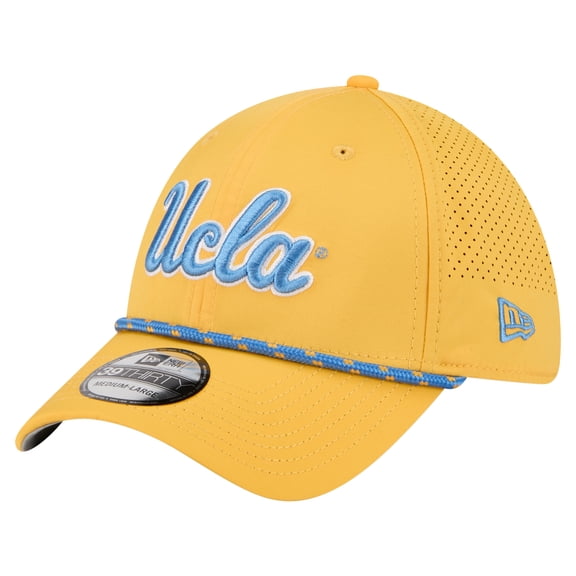 Men's New Era  Gold UCLA Bruins Rope 39THIRTY Flex Hat