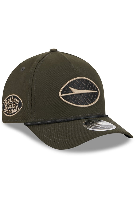 Men's New Era Gotham Green New York Jets 2025 Rivalries Collection Sideline A-Frame 9FORTY Adjustable Hat