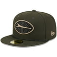 thumbnail image 1 of Men's New Era  Gotham Green New York Jets 2025 Rivalries Collection Sideline Rope 59FIFTY Fitted Hat, 1 of 5