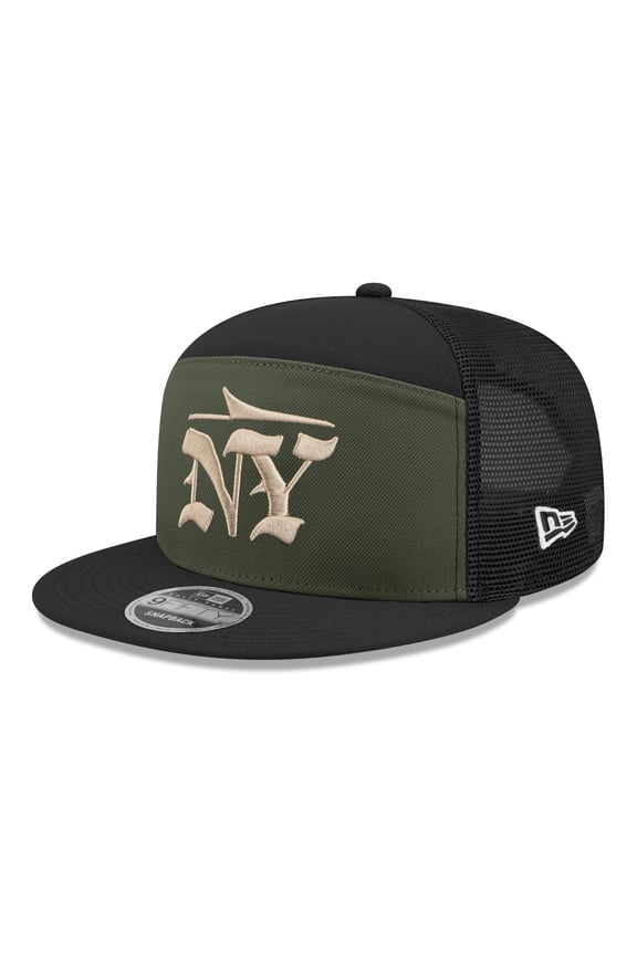 Men's New Era  Gotham Green New York Jets 2025 Rivalries Collection Team Split Panel 9FIFTY Snapback Hat
