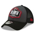 thumbnail image 1 of Men's New Era Graphite/Black Atlanta Falcons 2021 NFL Draft Trucker 39THIRTY Flex Hat, 1 of 4