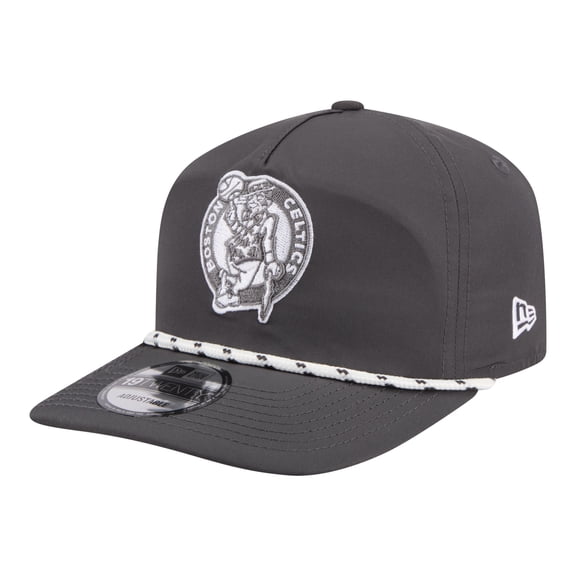 Men's New Era Graphite Boston Celtics Tonal Rope 19TWENTY Adjustable Hat