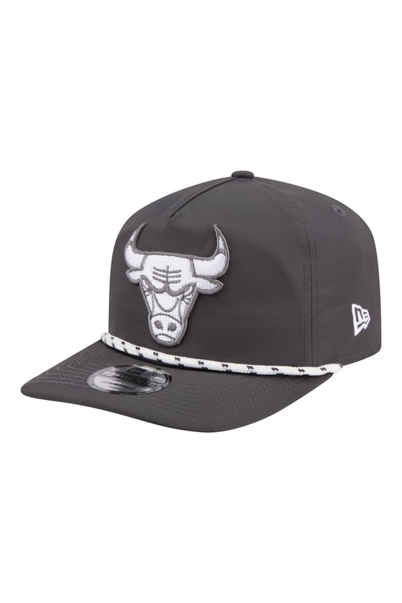 Men's New Era Graphite Chicago Bulls Tonal Rope 19TWENTY Adjustable Hat