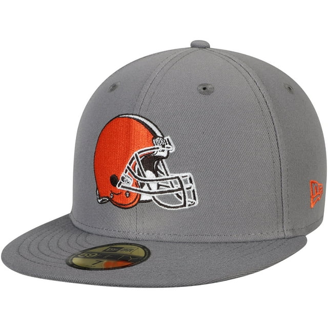 Men's New Era Graphite Cleveland Browns Storm 59FIFTY Fitted Hat