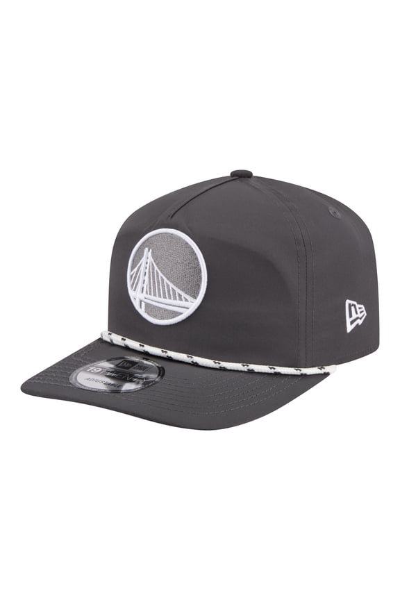 Men's New Era Graphite Golden State Warriors Tonal Rope 19TWENTY Adjustable Hat