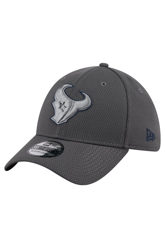 Men's New Era Graphite Houston Texans Main 39THIRTY Flex Hat