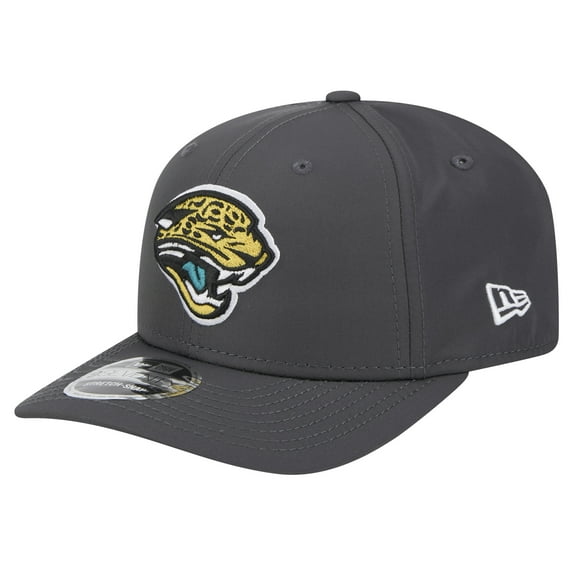 Men's New Era Graphite Jacksonville Jaguars Main 9SEVENTY Stretch-Snap Hat
