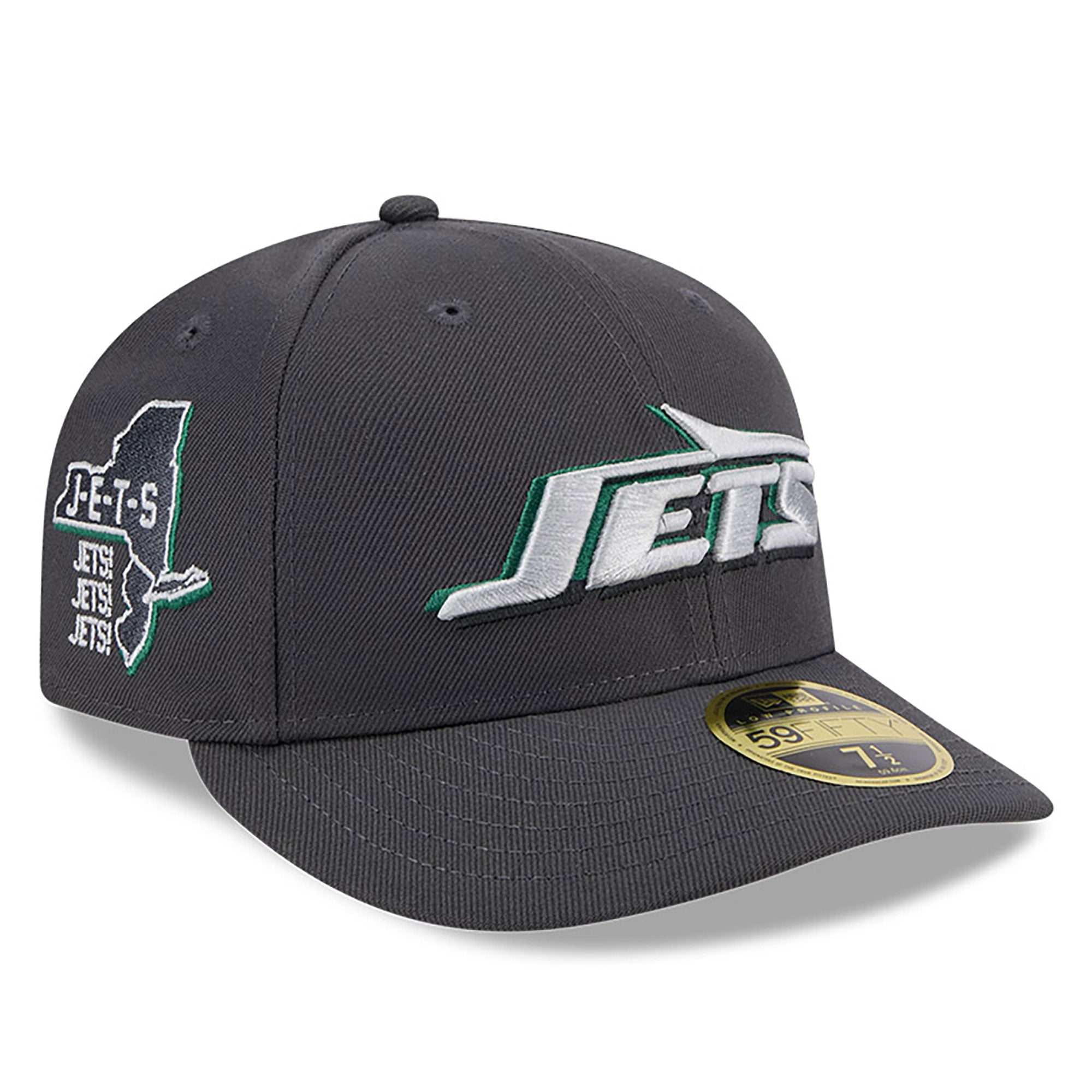 Men's New Era Graphite New York Jets 2024 NFL Draft Low Profile 59FIFTY