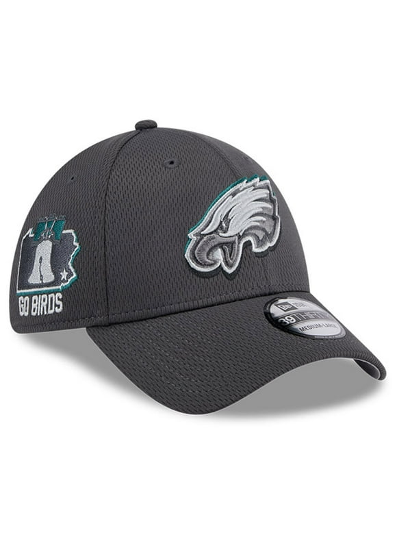 Men's New Era  Graphite Philadelphia Eagles 2024 NFL Draft 39THIRTY Flex Hat