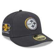 Men's New Era  Graphite Pittsburgh Steelers 2024 NFL Draft Low Profile 59FIFTY Fitted Hat
