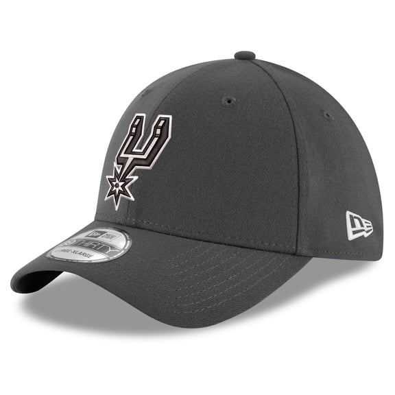 Men's New Era  Graphite San Antonio Spurs 39THIRTY Flex Hat