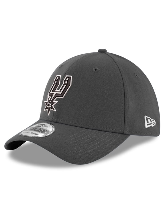 Men's New Era Graphite San Antonio Spurs 39THIRTY Flex Hat
