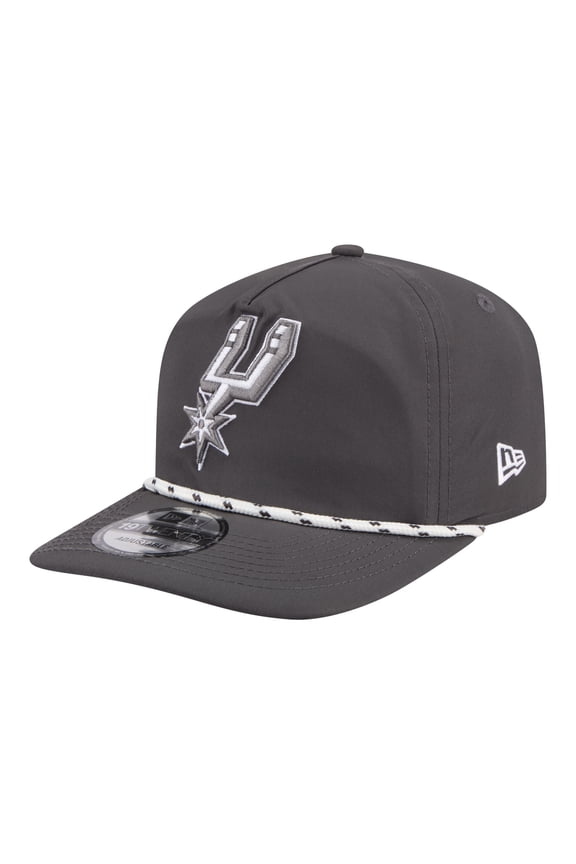 Men's New Era Graphite San Antonio Spurs Tonal Rope 19TWENTY Adjustable Hat