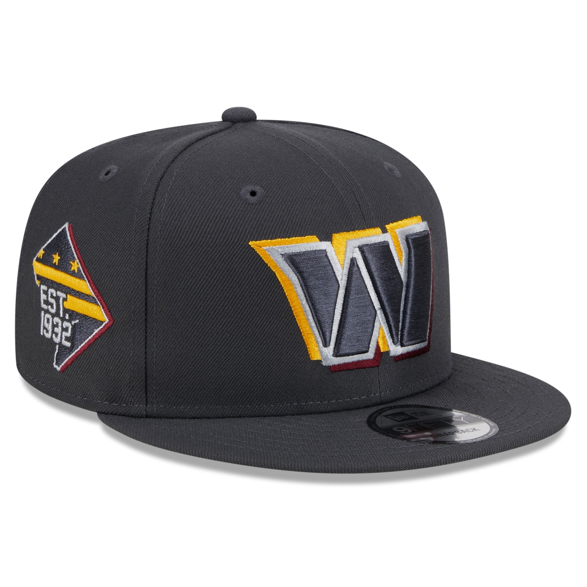 Men's New Era Graphite Washington Commanders 2024 NFL Draft 9FIFTY ...