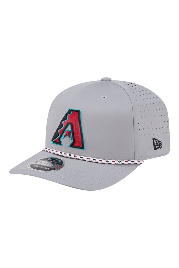 Men's New Era Gray Arizona Diamondbacks Sport Rope 9SEVENTY Adjustable Hat