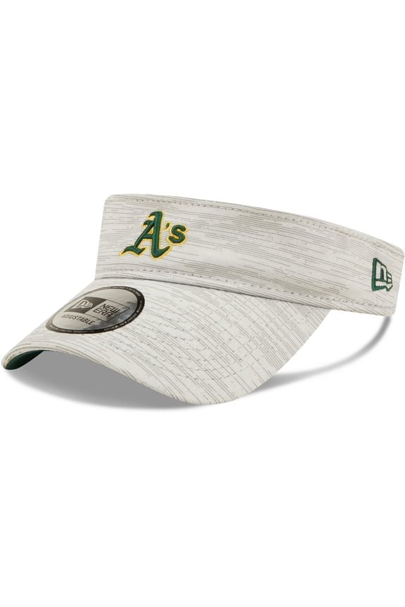 Men's New Era Gray Athletics Distinct Visor