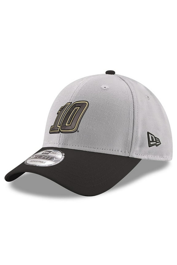 Men's New Era Gray/Black Aric Almirola 9FORTY Snapback Adjustable Hat