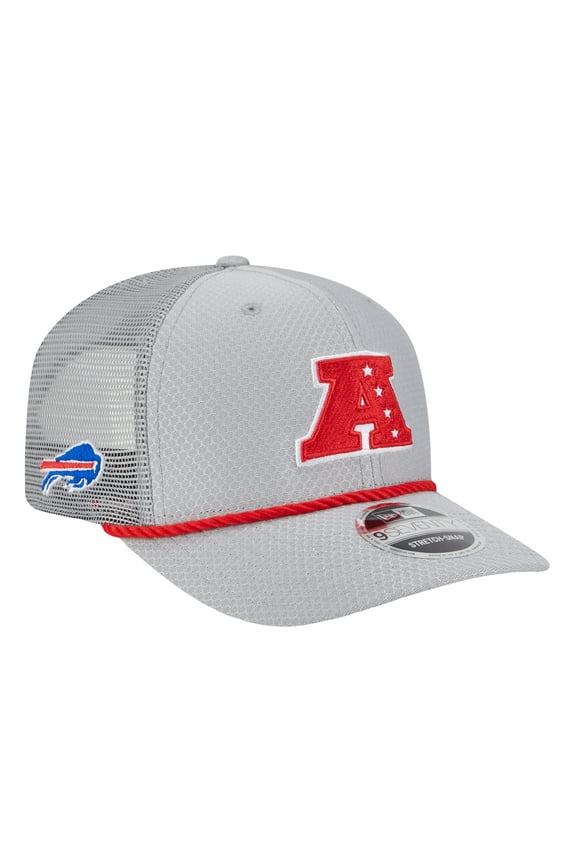Men's New Era Gray Buffalo Bills 2025 Pro Bowl 9SEVENTY Stretch-Snap Hat