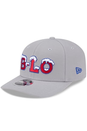 Men's New Era Gray Buffalo Bills 2025 Rivalries Collection Fan Pack 9SEVENTY Adjustable Hat