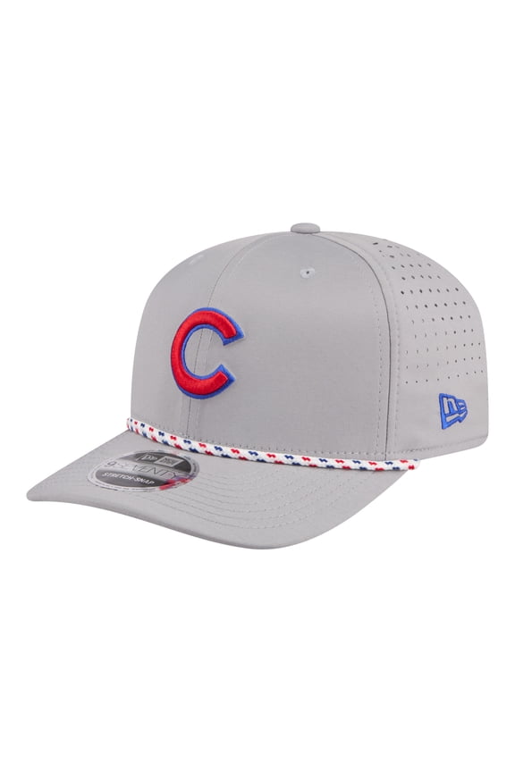 Men's New Era Gray Chicago Cubs Sport Rope 9SEVENTY Adjustable Hat