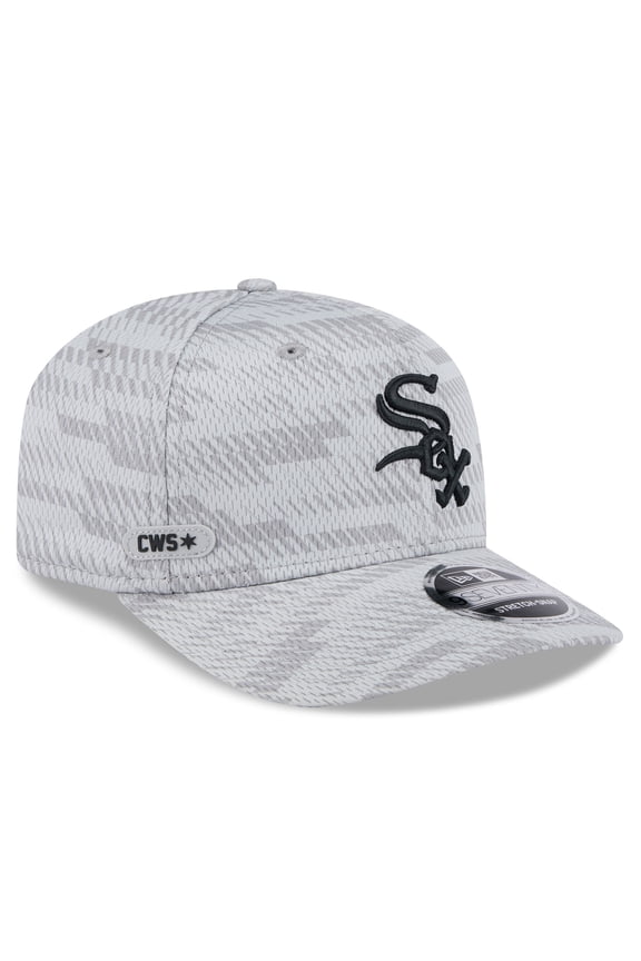 Men's New Era Gray Chicago White Sox 2025 MLB Clubhouse 9SEVENTY Stretch-Snap Hat