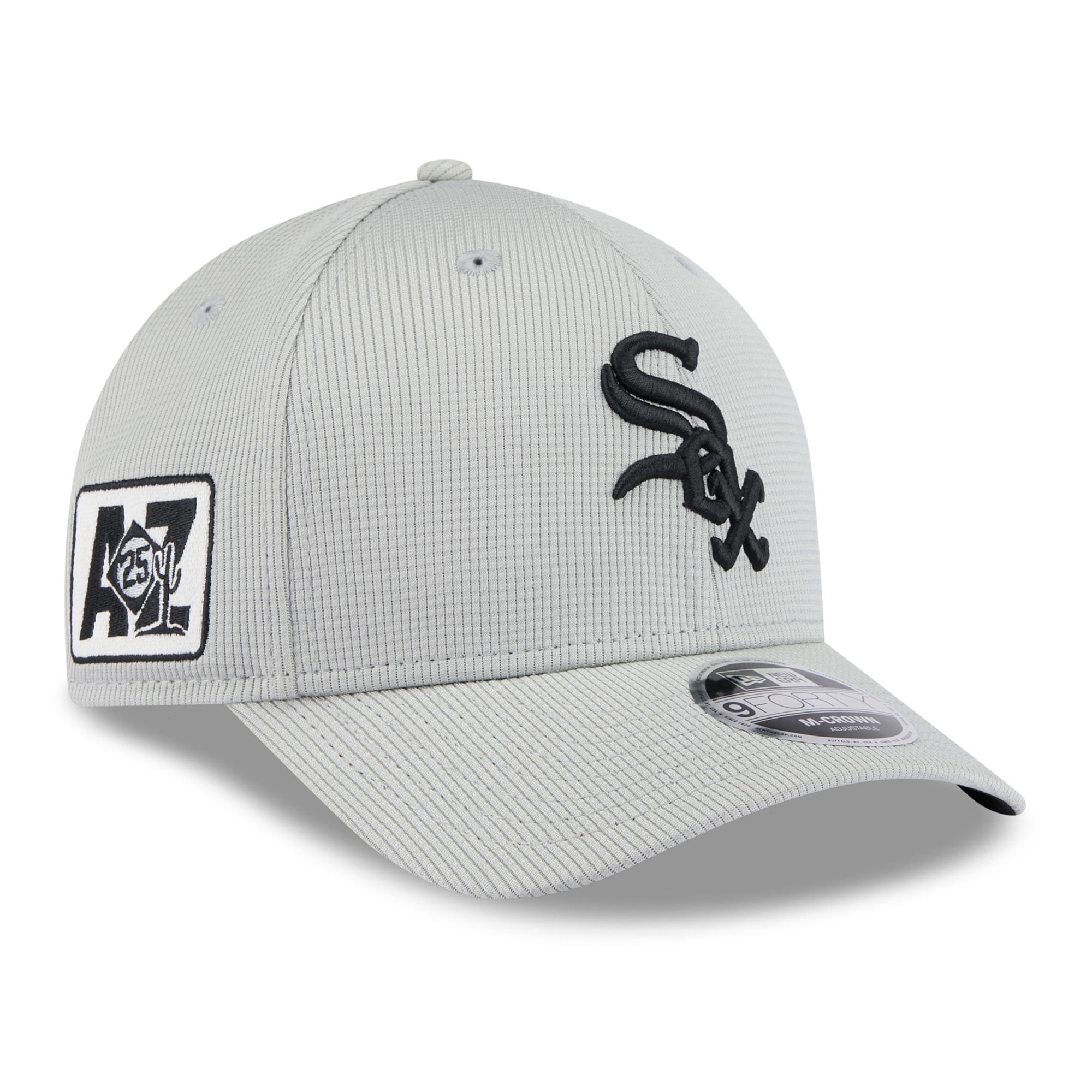 Men's New Era  Gray Chicago White Sox 2025 Spring Training 9FORTY Adjustable Hat