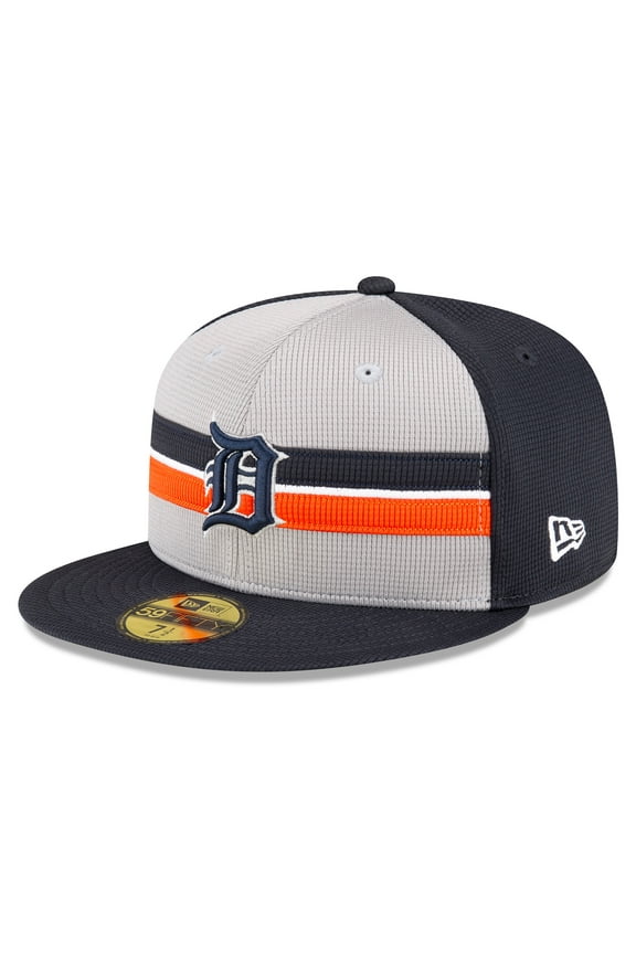 Men's New Era  Gray Detroit Tigers 2025 Batting Practice 59FIFTY Fitted Hat