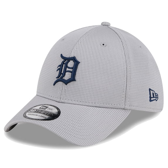 Men's New Era Gray Detroit Tigers Active Pivot 39THIRTY Flex Hat