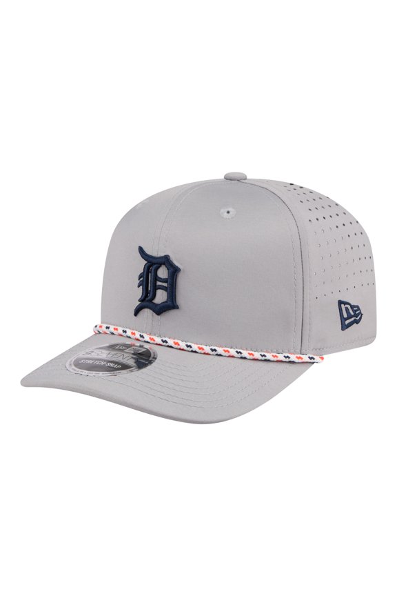 Men's New Era Gray Detroit Tigers Sport Rope 9SEVENTY Adjustable Hat