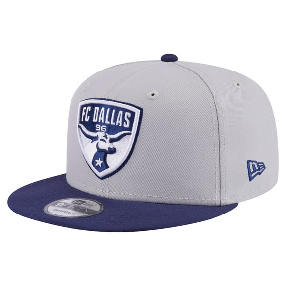 Men's New Era Gray FC Dallas Color Pack Two-Tone 9FIFTY Snapback Hat