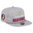 thumbnail image 1 of Men's New Era Gray Florida State Seminoles Golfer Vintage Adjustable Hat, 1 of 6