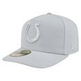 thumbnail image 1 of Men's New Era Gray Indianapolis Colts Color Pack A-Frame 59FIFTY Fitted Hat, 1 of 6