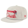 thumbnail image 1 of Men's New Era Gray Kansas City Chiefs Cord Rope Corduroy 9FIFTY Snapback Hat, 1 of 5