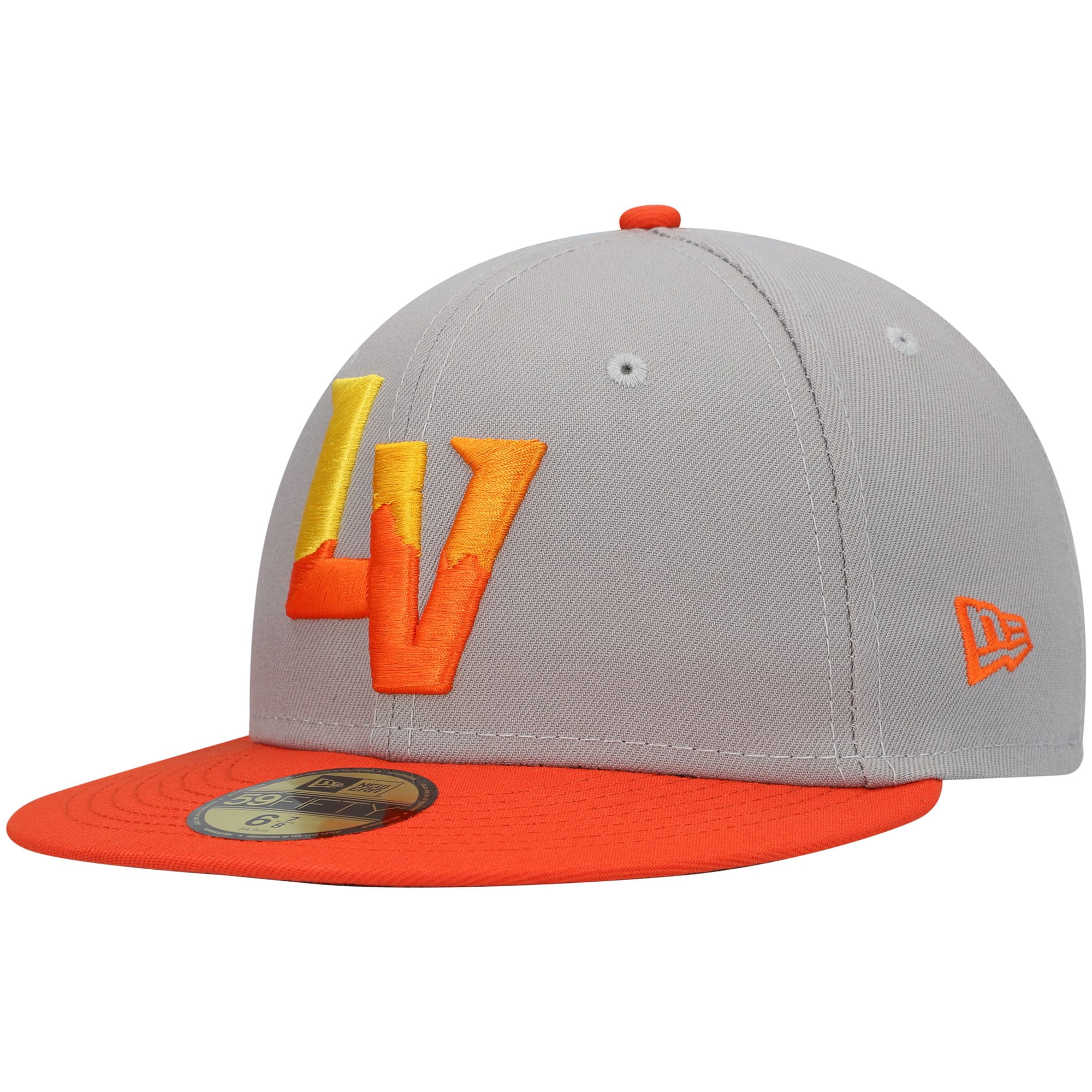 Men's New Era Gray Las Vegas Aviators Authentic Collection Team