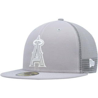 California Angels Mitchell & Ness Cooperstown Collection Away Snapback Hat  - Gray